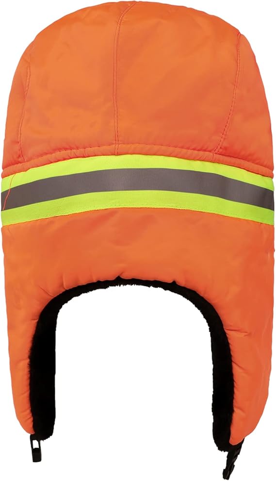 Blaze Orange Trapper Hat