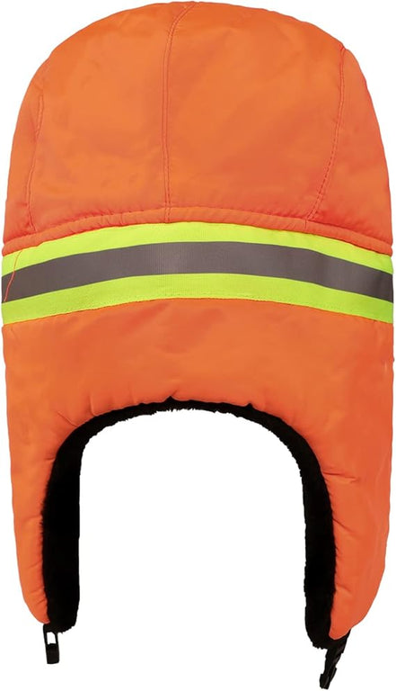 Blaze Orange Trapper Hat