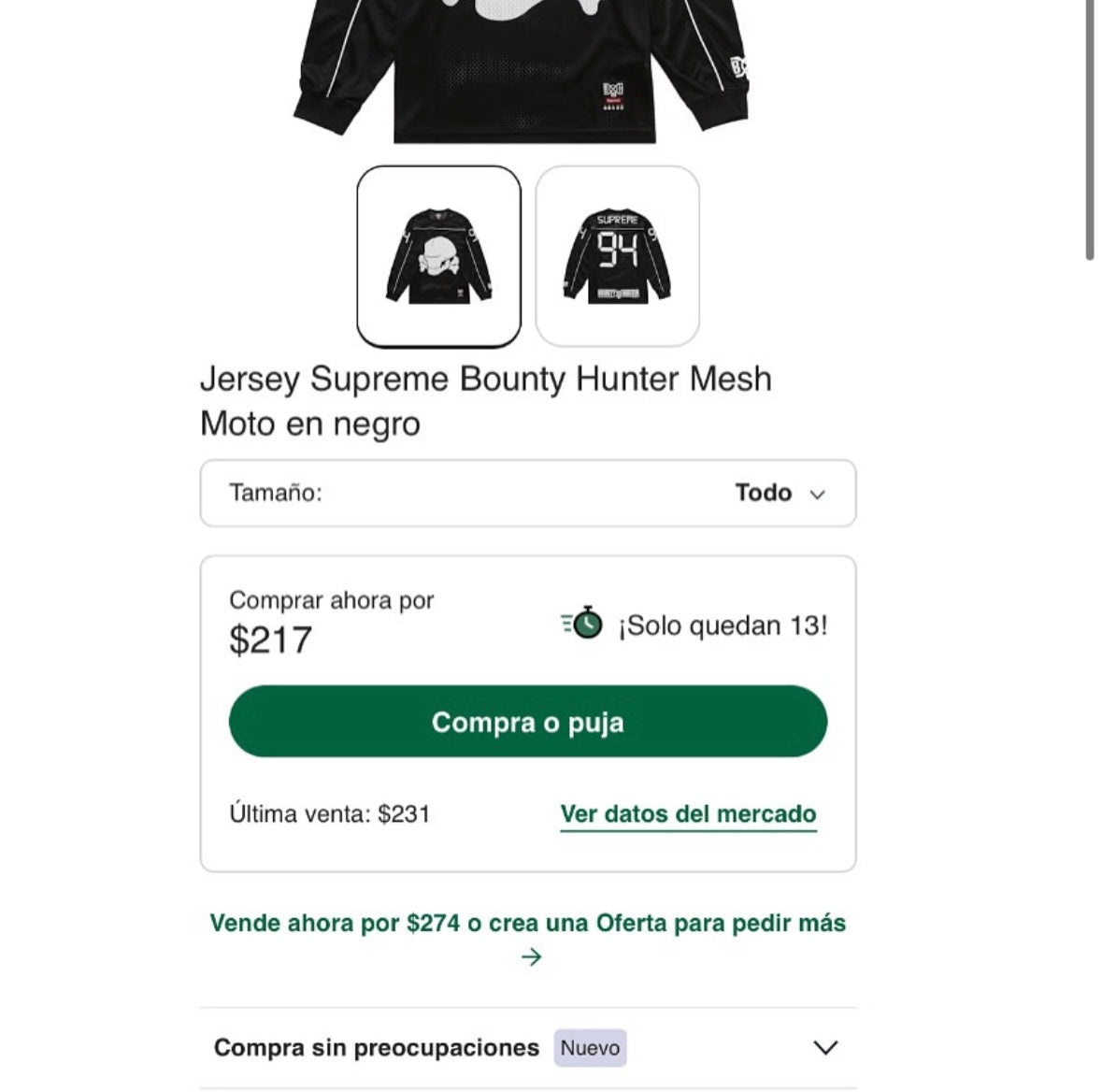 Jersey Sumpreme Bounty Hunter Mesh
