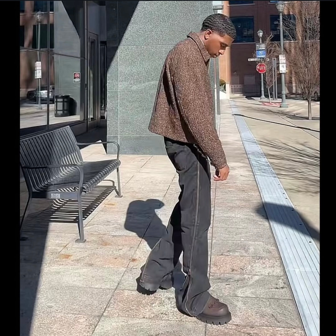 mnml Boxy Texture Jacket