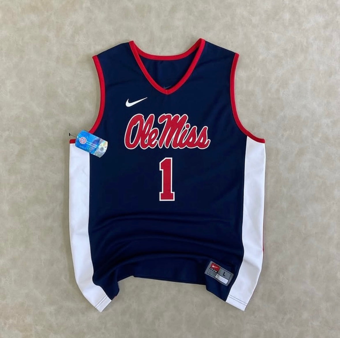 Nike #1 Olé Miss Rebeles Jersey