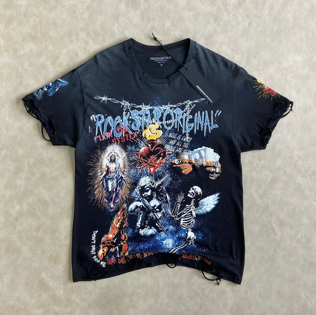 Rockstar Original Logo Black T-Shirt