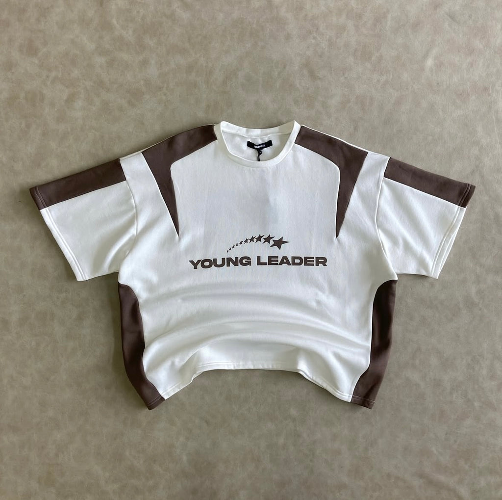 White Young Leader Oversized T- Shirt