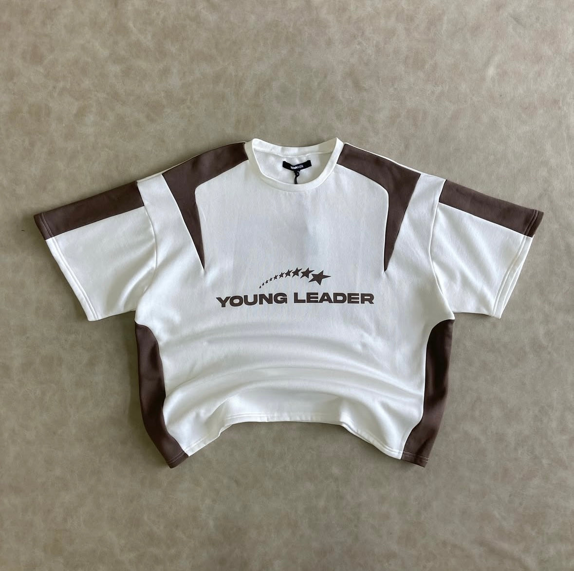 White Young Leader Oversized T- Shirt