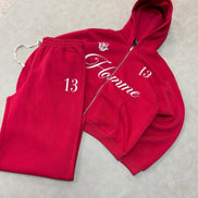 Oversized Boxy Homme 13 Zip Through
Extreme Wide Leg Tracksuit