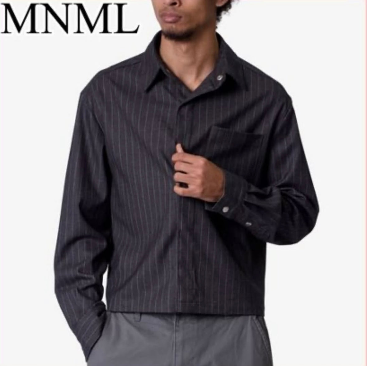 mnml.la Suited Cropped Shirt