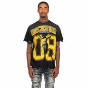 Fields Black/Yellow Oversized Graphic T-
Shirt