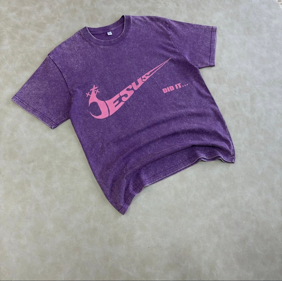 JESUS DI IT HEAVYWEIGHT WHASHED T-
Shirt