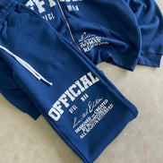 Oversize Straight Tracksuit With Official Print