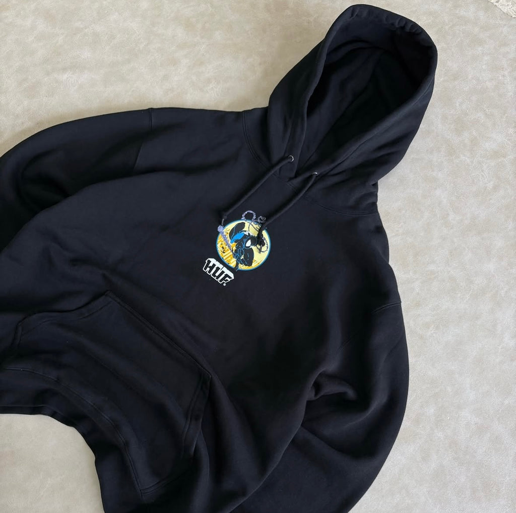 HUF Three Hundred Pullover Erkek Skyhawks Hoodie Sweatshirt