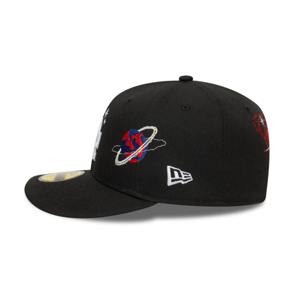 New Era MLB 59fifty Los Angeles Dodgers Planet Icon Cap