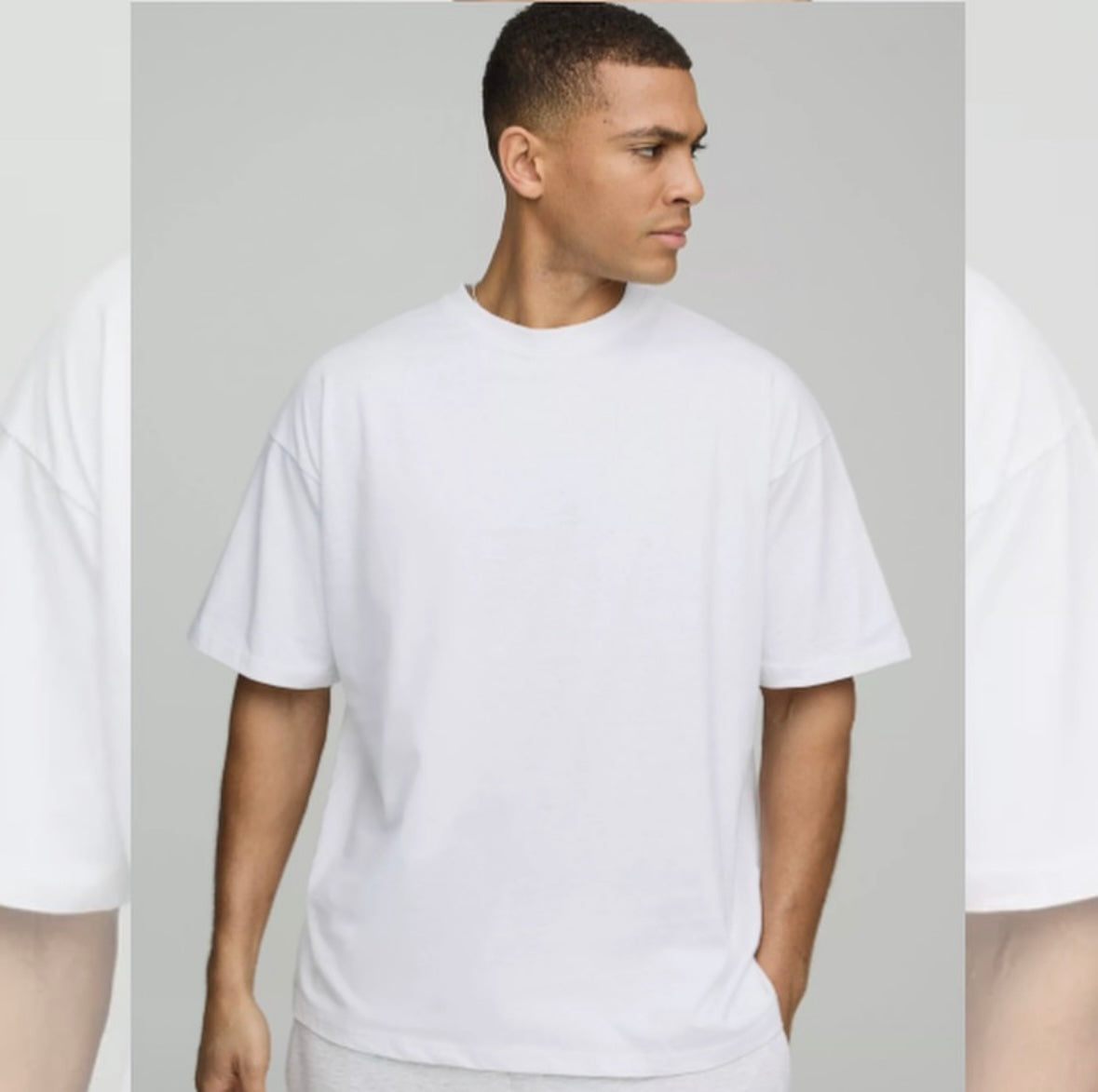 BASIC OVERSIZED T-SHIRT WITH CREW
NECK