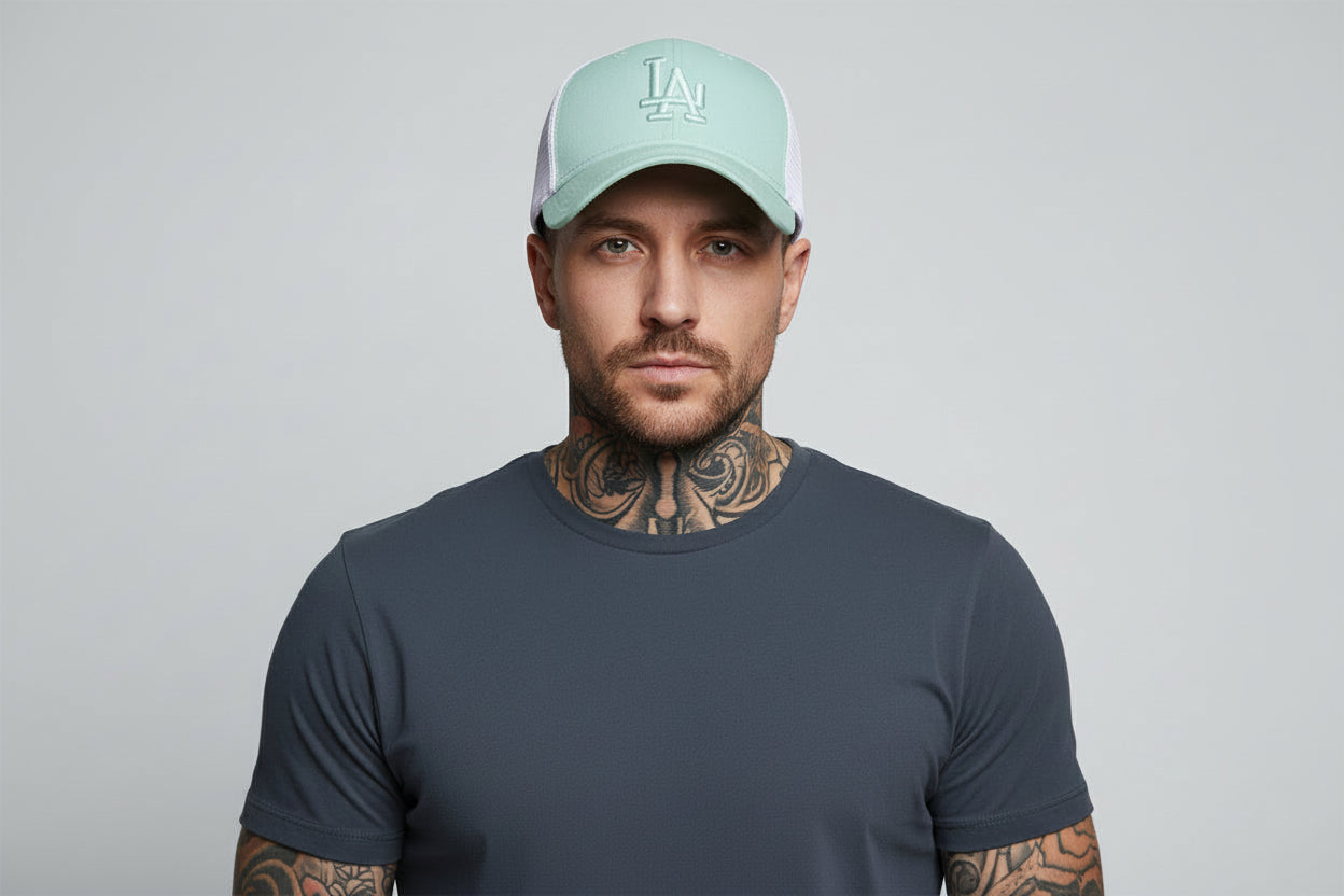 Los Angeles Docgers Velour Trucker Cap