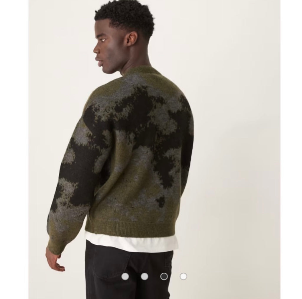 ASOS DESIGN relaxed boxy fit knitted
crew neck Jumper