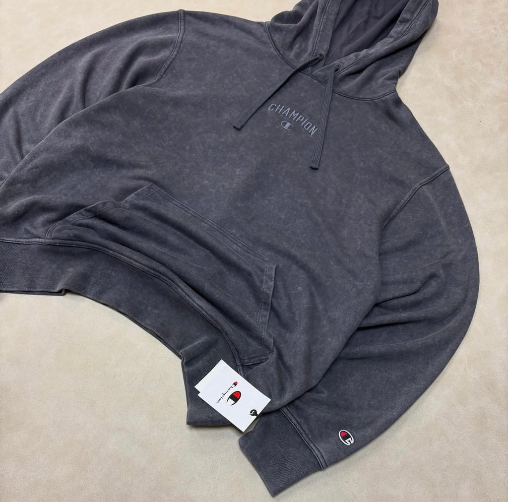 Champion MINERAL DYE - Hoodie - dark grey melange