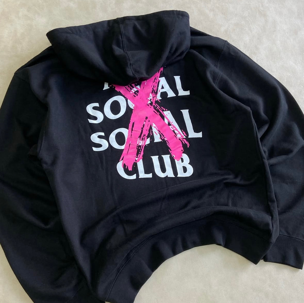 Anti Social Social Club Cancelled Hoodie
Black (Pink X)