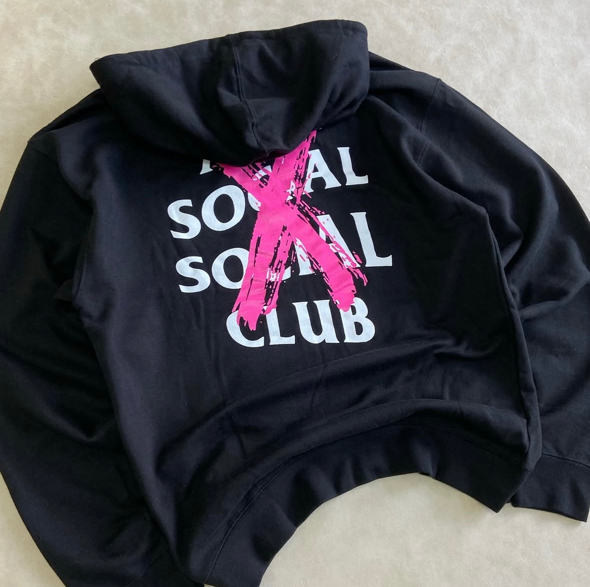 Anti Social Social Club Cancelled Hoodie
Black (Pink X)