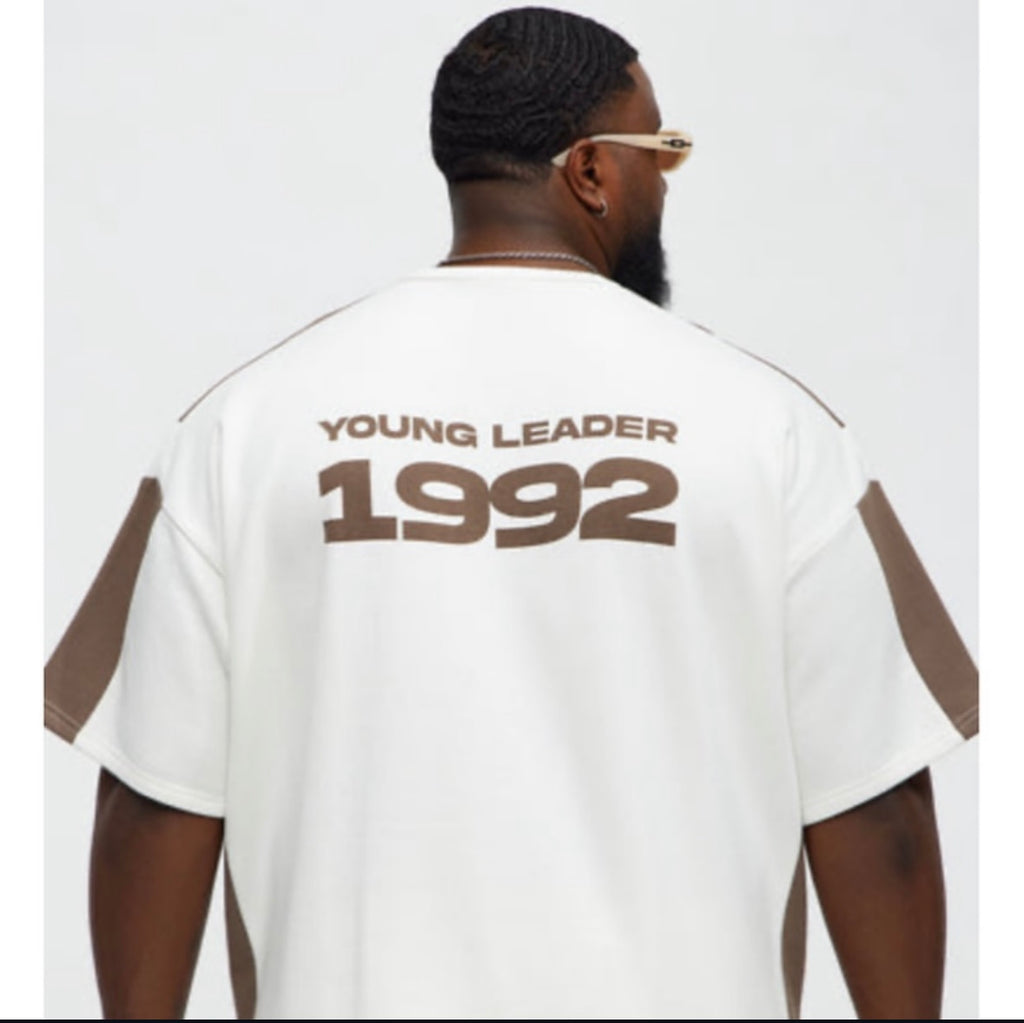 White Young Leader Oversized T- Shirt