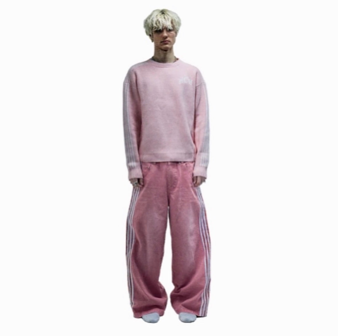 Heaven Can Wait Track Jeans Pink