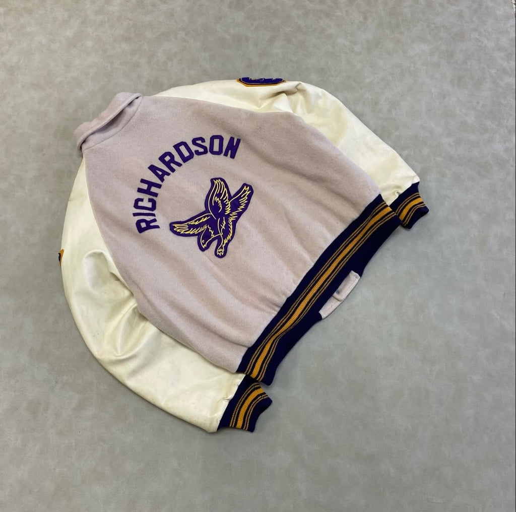 Varsity 90s Leather Jacket