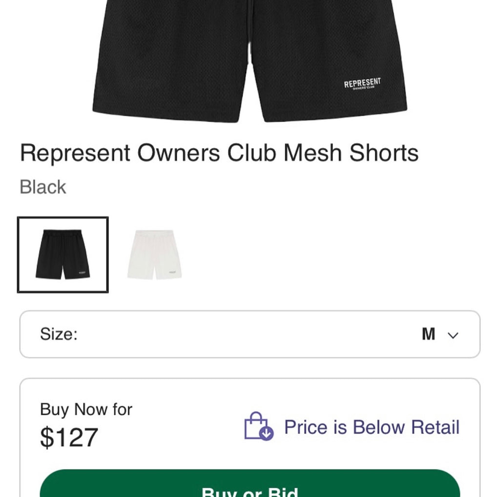 Represent Owners Club Mesh Short