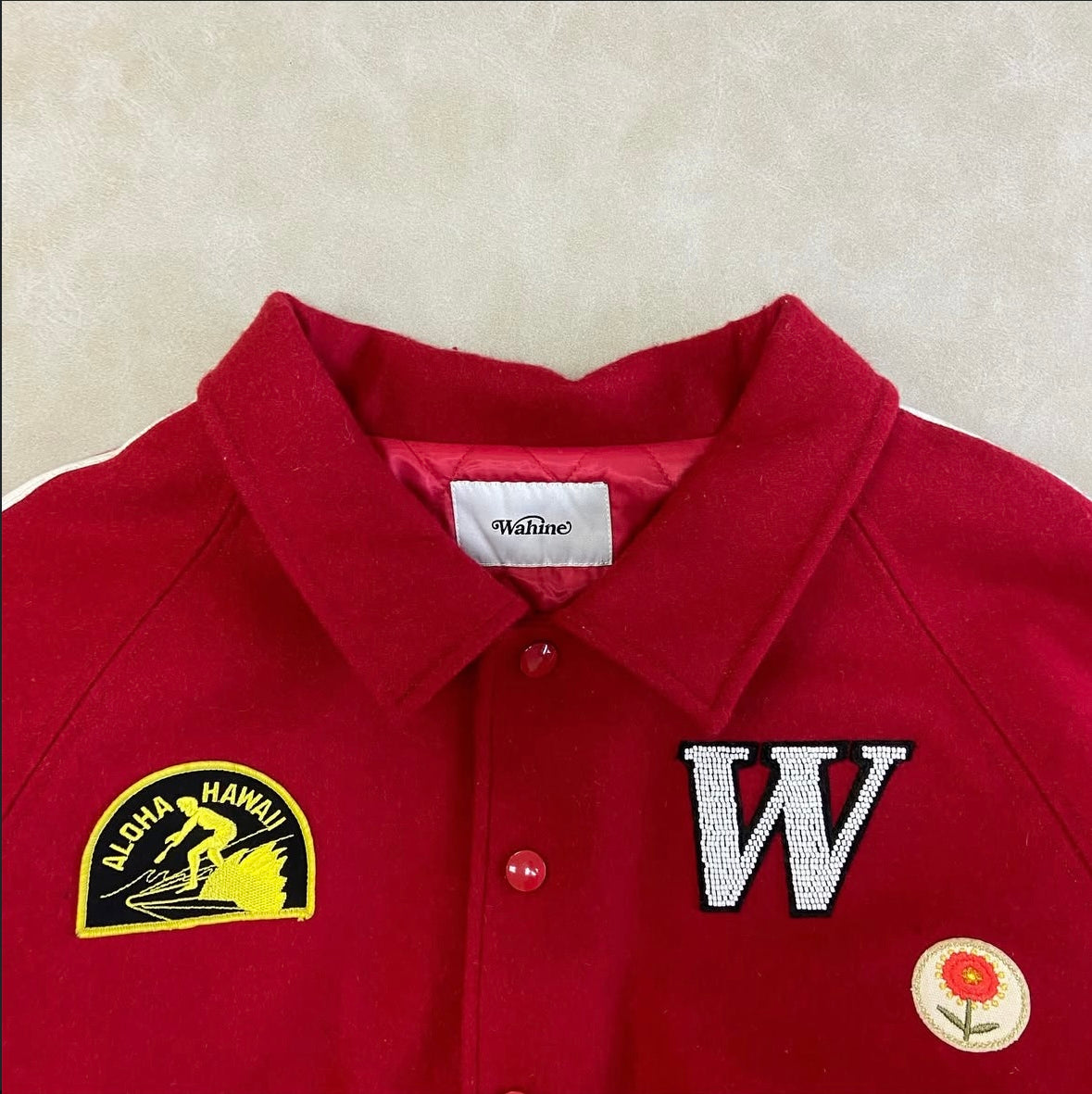 Waine Varsity Boxy Unisex Jacket