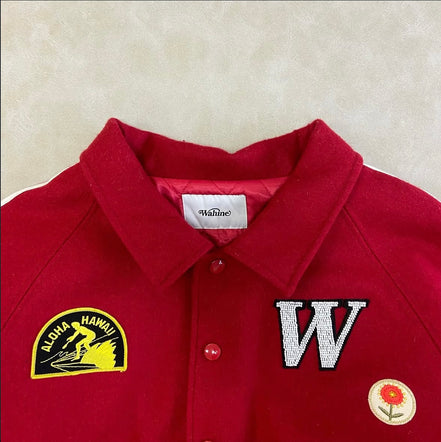 Waine Varsity Boxy Unisex Jacket