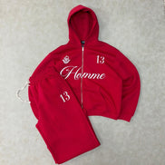 Oversized Boxy Homme 13 Zip Through
Extreme Wide Leg Tracksuit