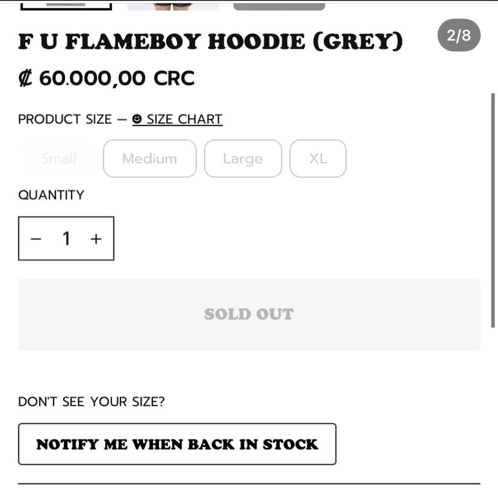 Ripndip F U Flameboy Hoodie (Grey)