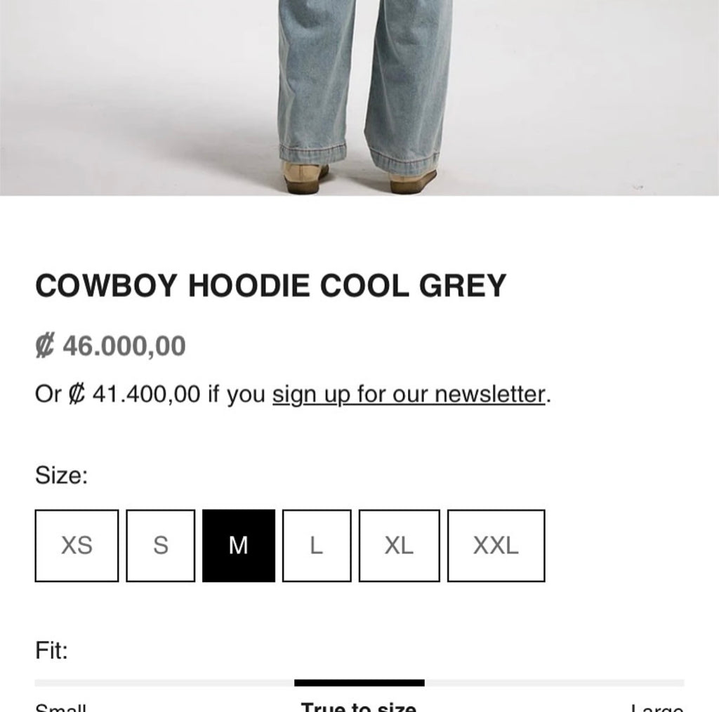 Cold Culture Cowboy Hoodie Cool Grey