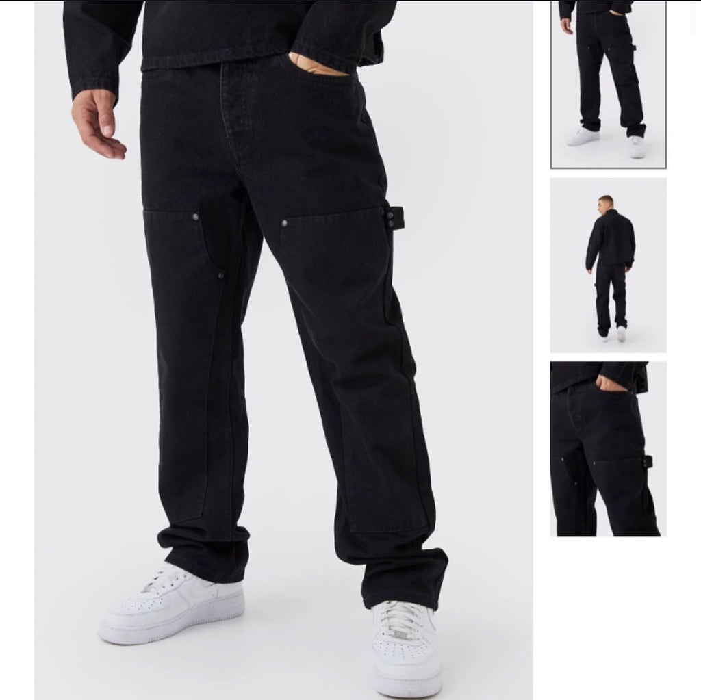 Straight Leg Carpenter Black
