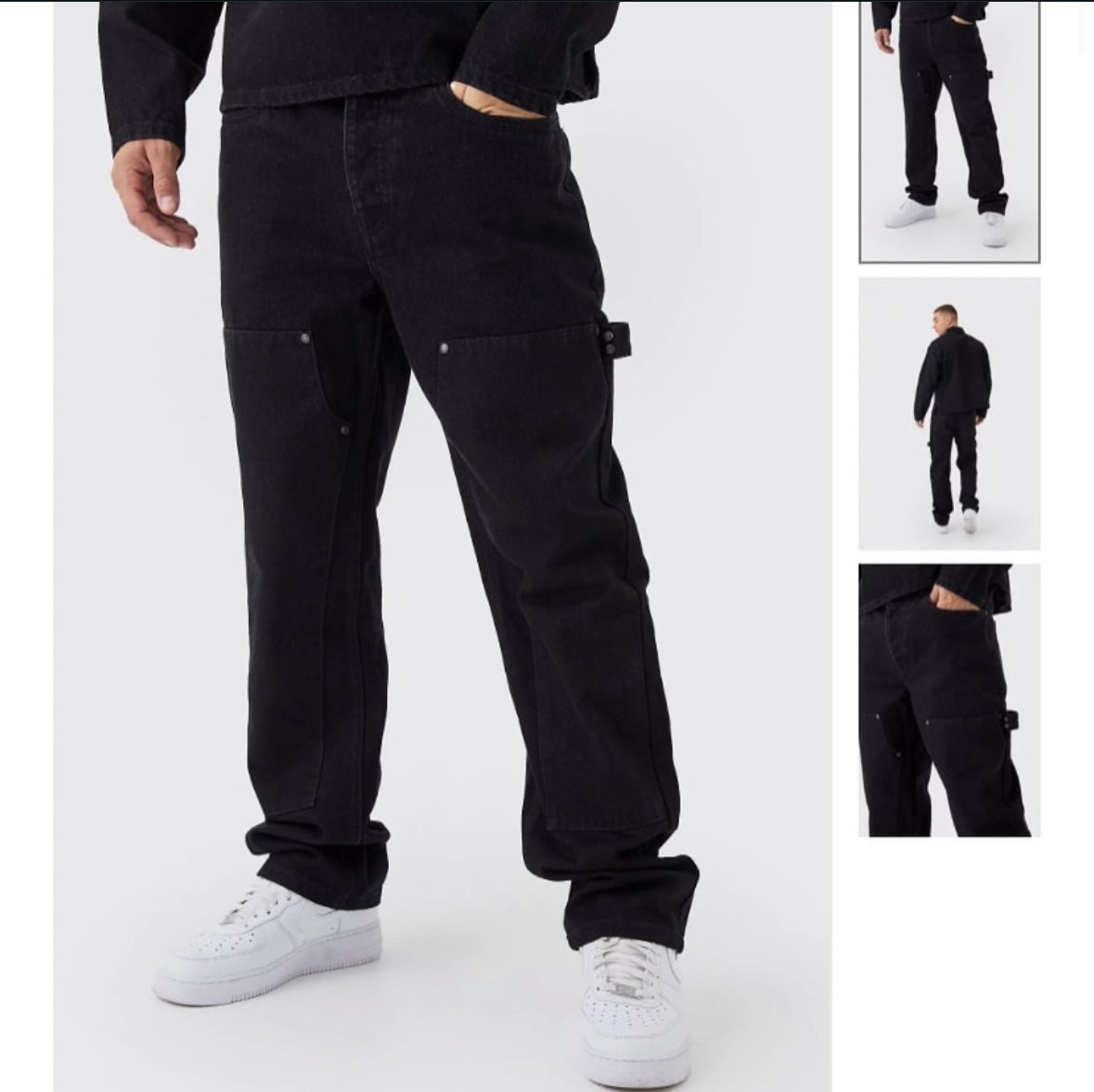 Straight Leg Carpenter Black