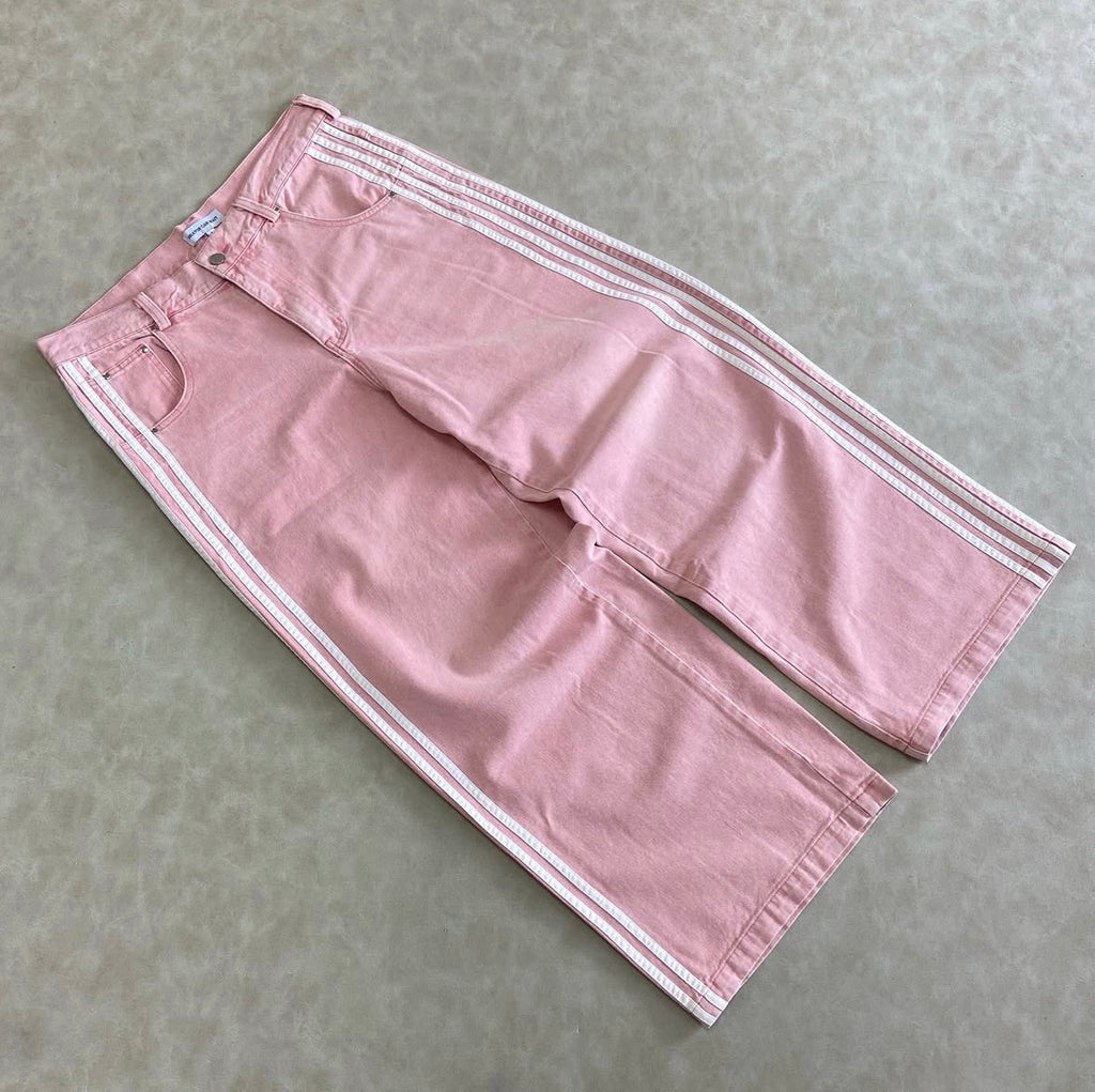 Heaven Can Wait Track Jeans Pink