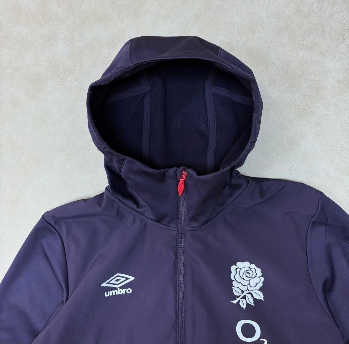 2024-2025 England Rugby Hooded
Jacket (Nightshade)