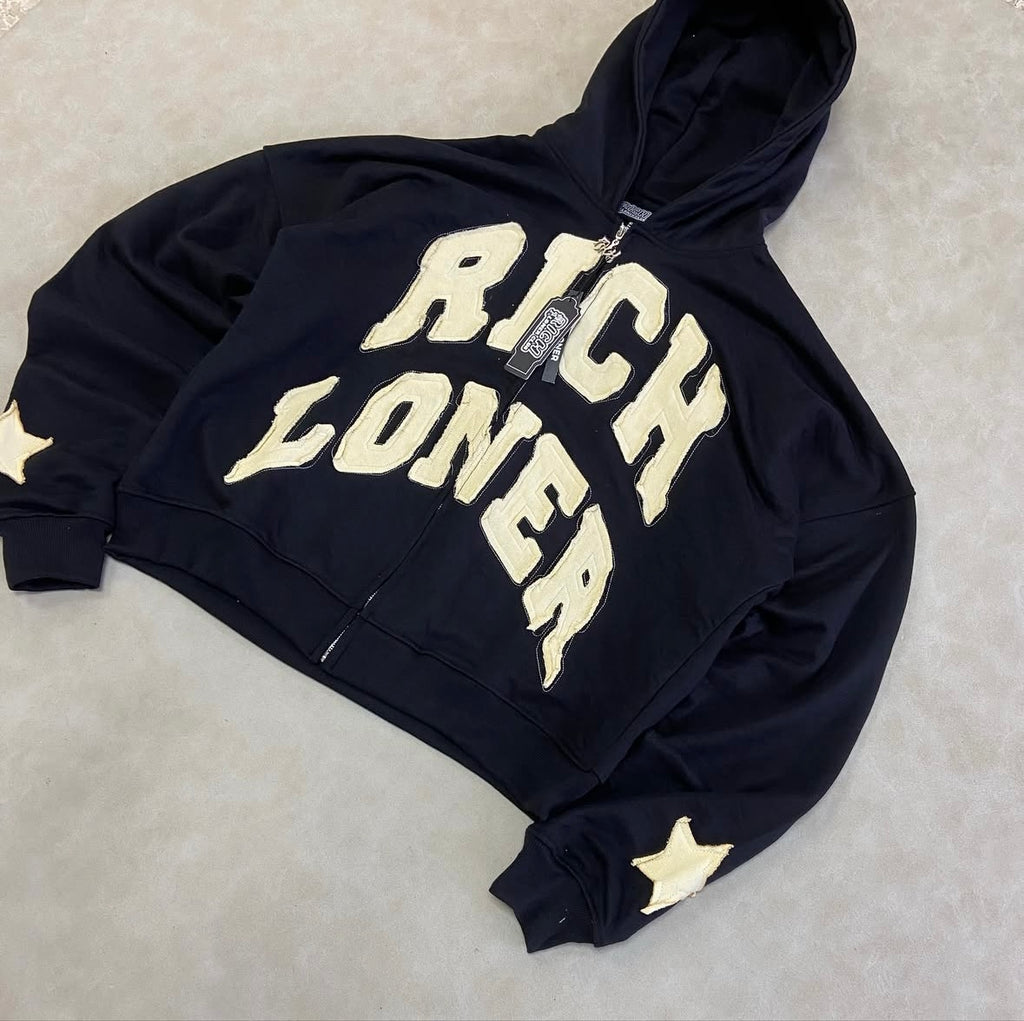 Y2k Patchwork Hoodie