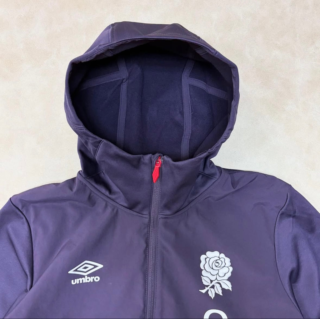 2024-2025 England Rugby Hooded
Jacket (Nightshade)
