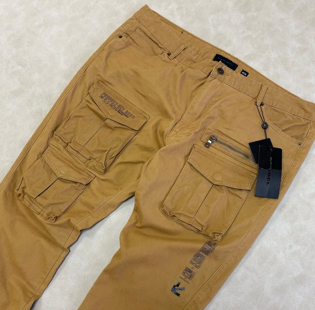 Utility Pockets Twill Pants
