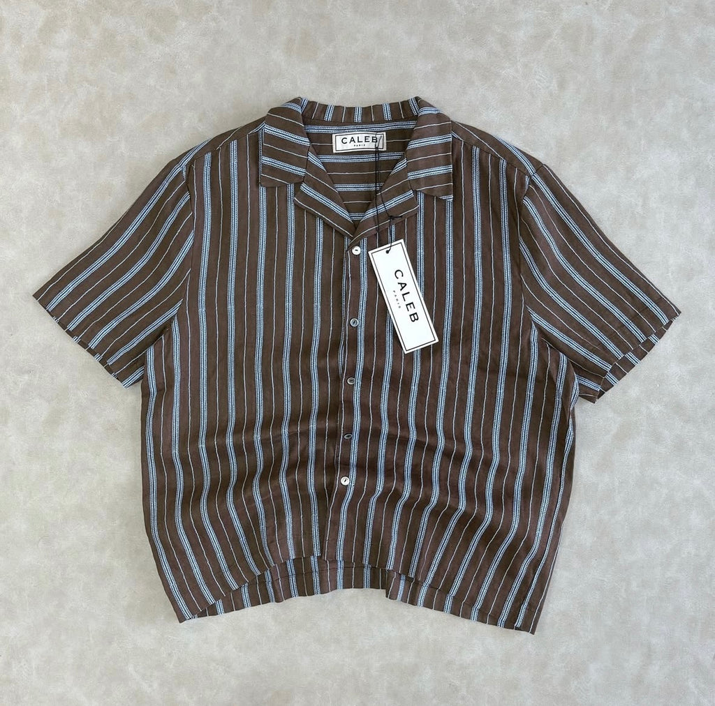 VALEN PARIS LINEN SHIRT WITH
EMBROIDERY
