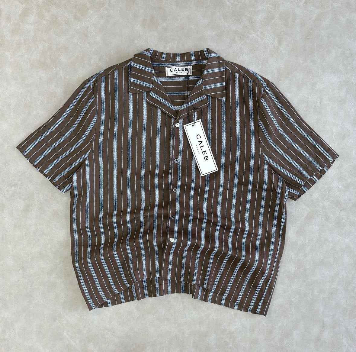 VALEN PARIS LINEN SHIRT WITH
EMBROIDERY