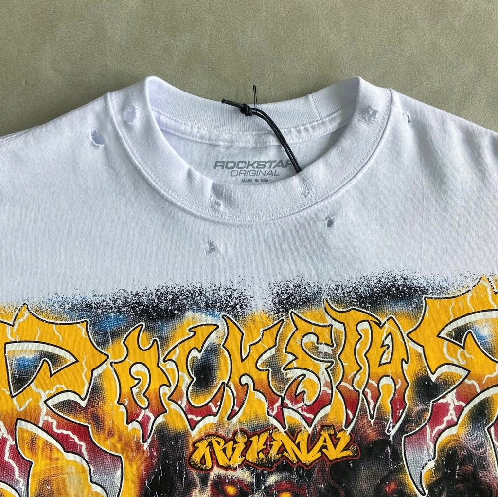 Rockstar White T-Shirt