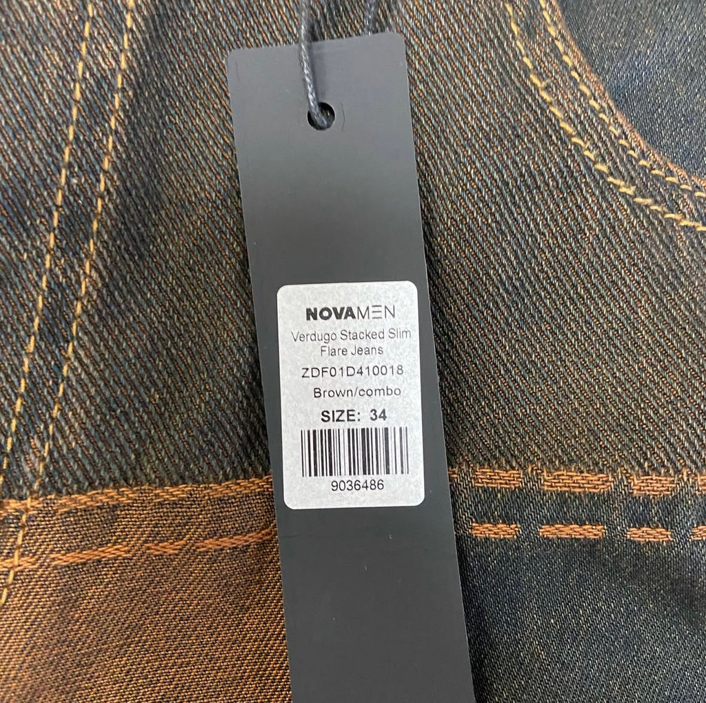 Verdugo Stacked Slim Flared Jeans