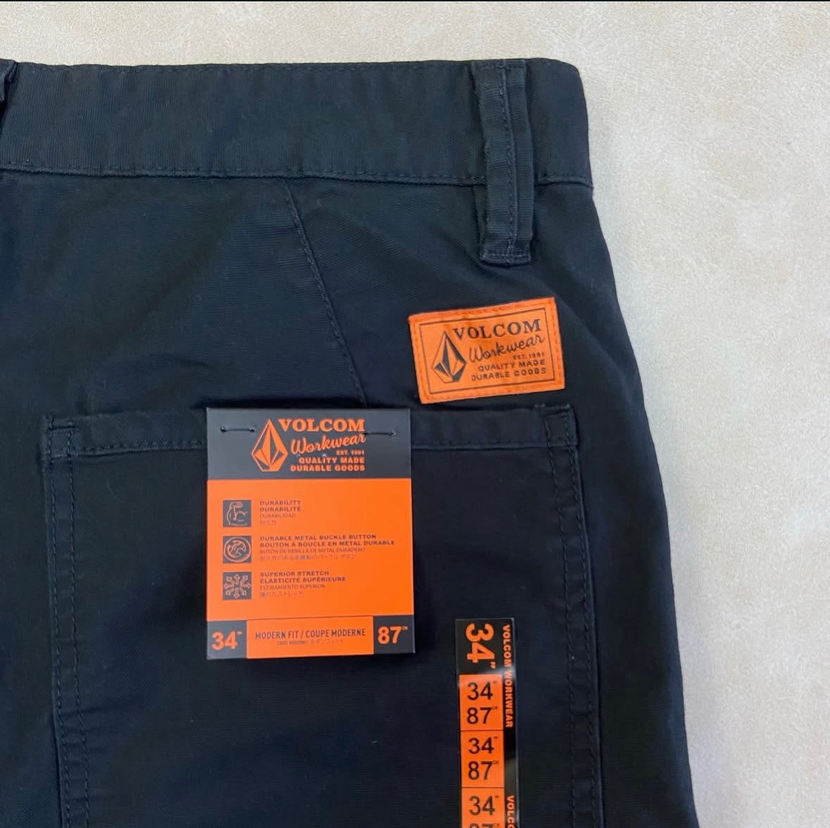 Volcom Workwear Caliper Relaxed Work Pants