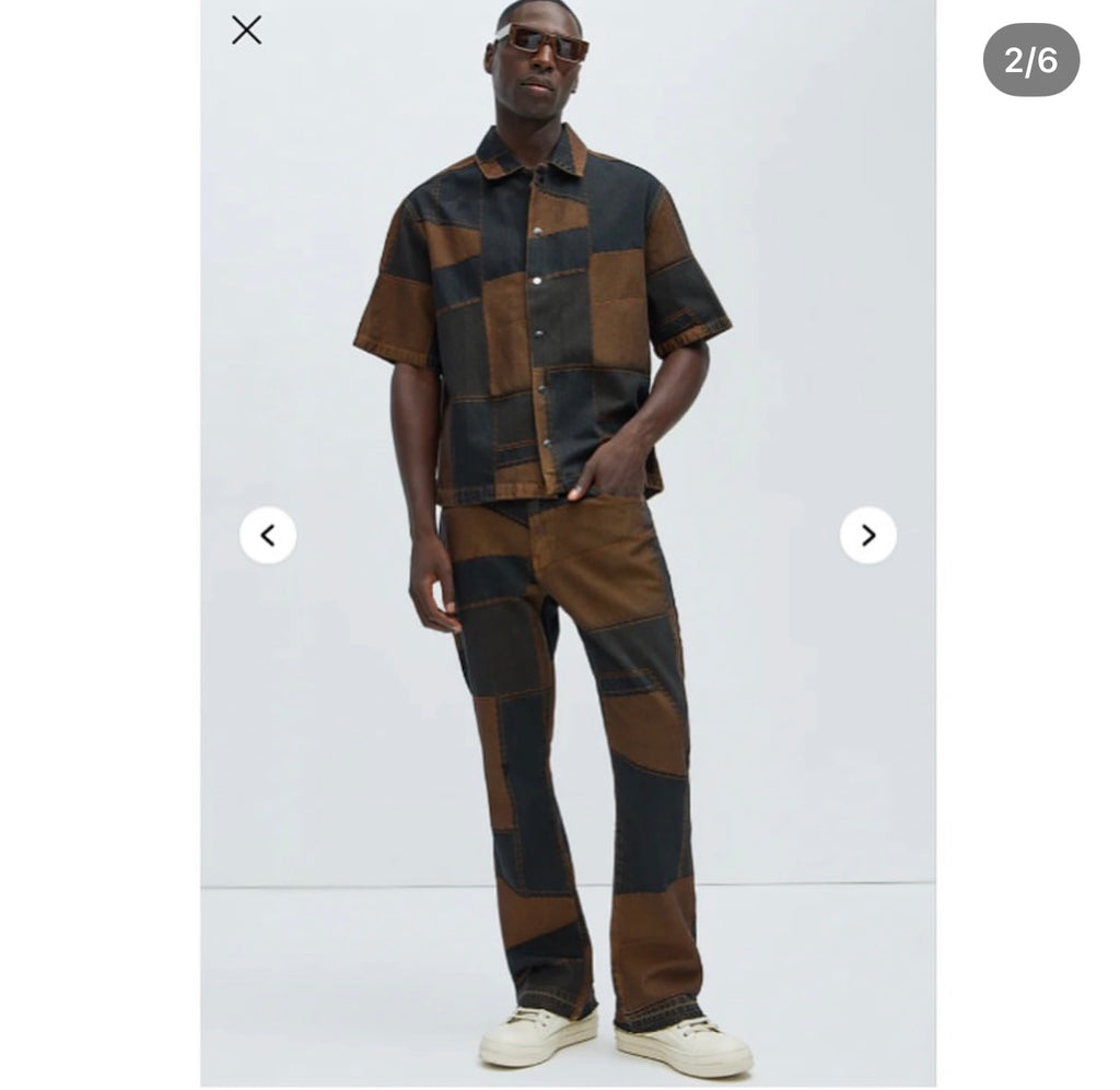 Verdugo Stacked Slim Flared Jeans