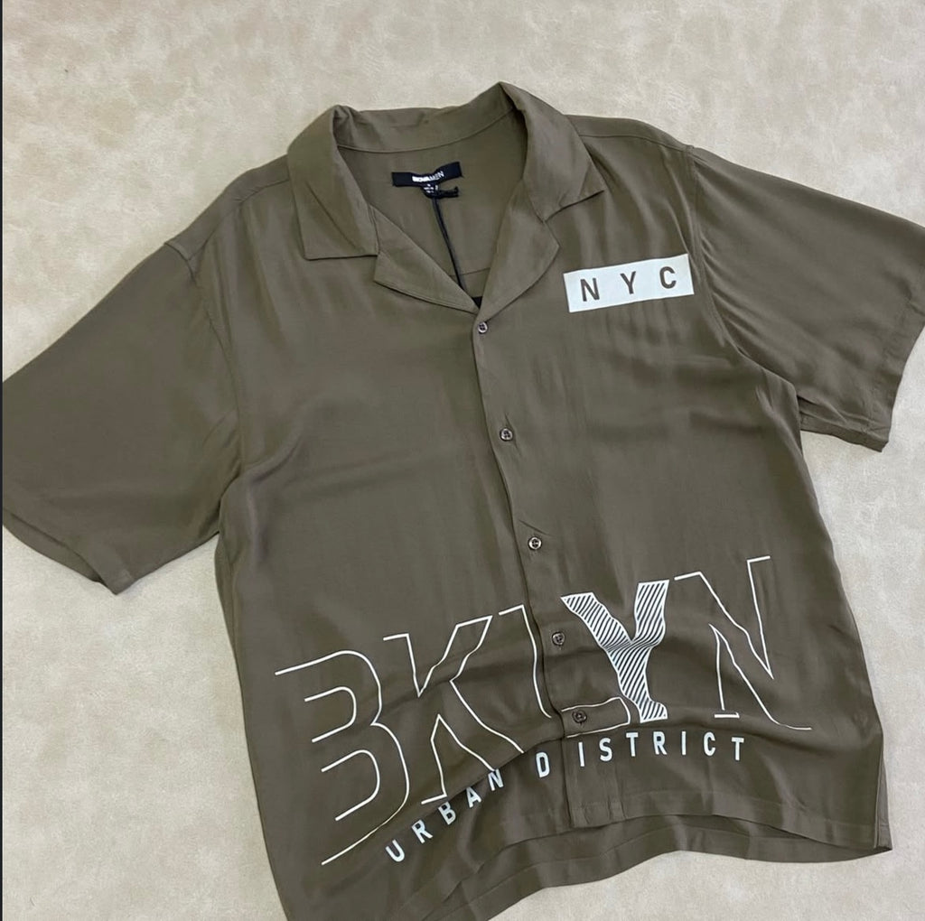 Camisa Brooklyn Graphic Cuban Collar