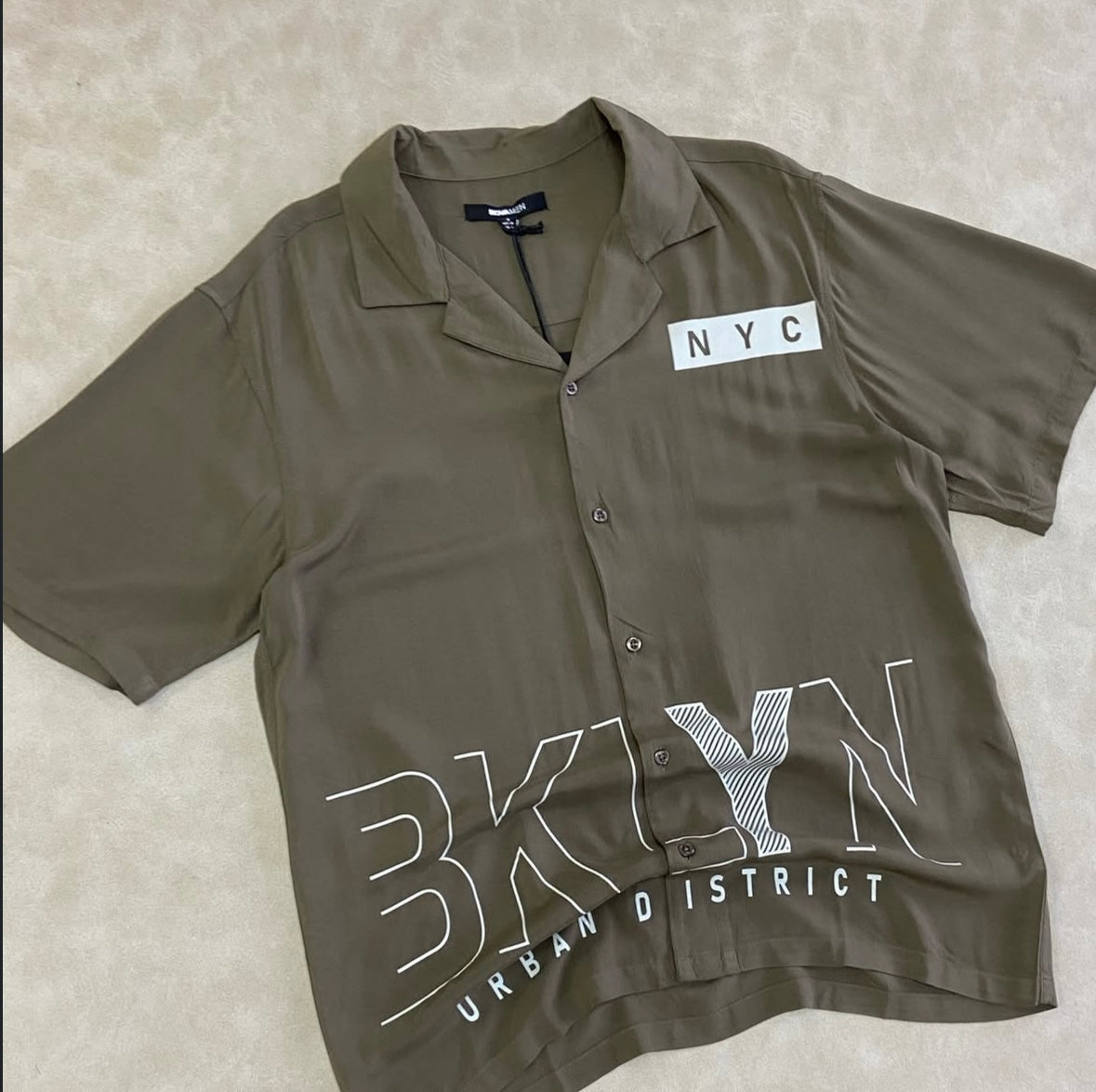 Camisa Brooklyn Graphic Cuban Collar