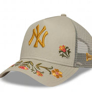 New York Yankees Floral Icon Trucker A-Frame Snapback