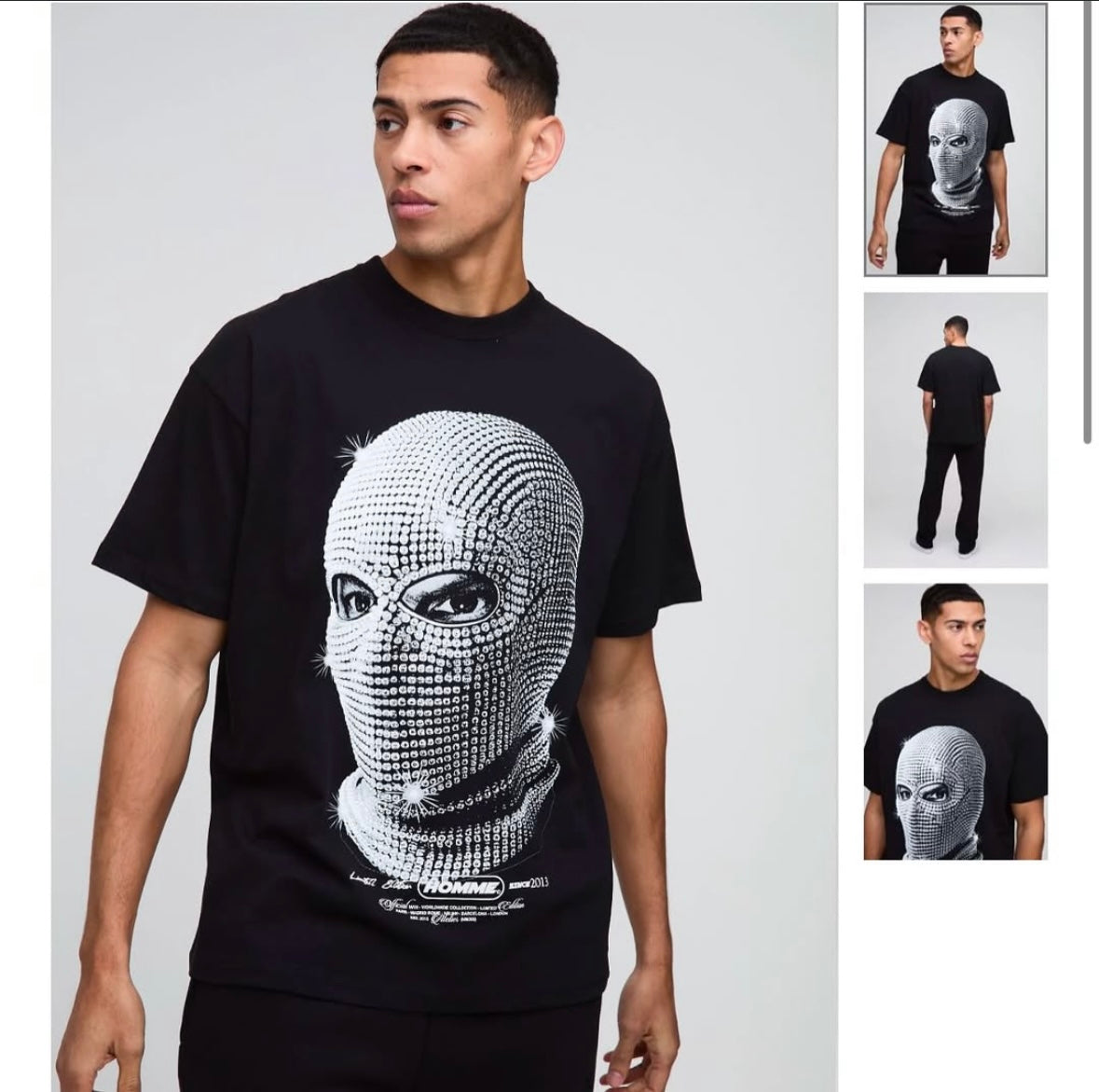 Oversized FaceMask TShirt