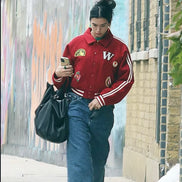Waine Varsity Boxy Unisex Jacket