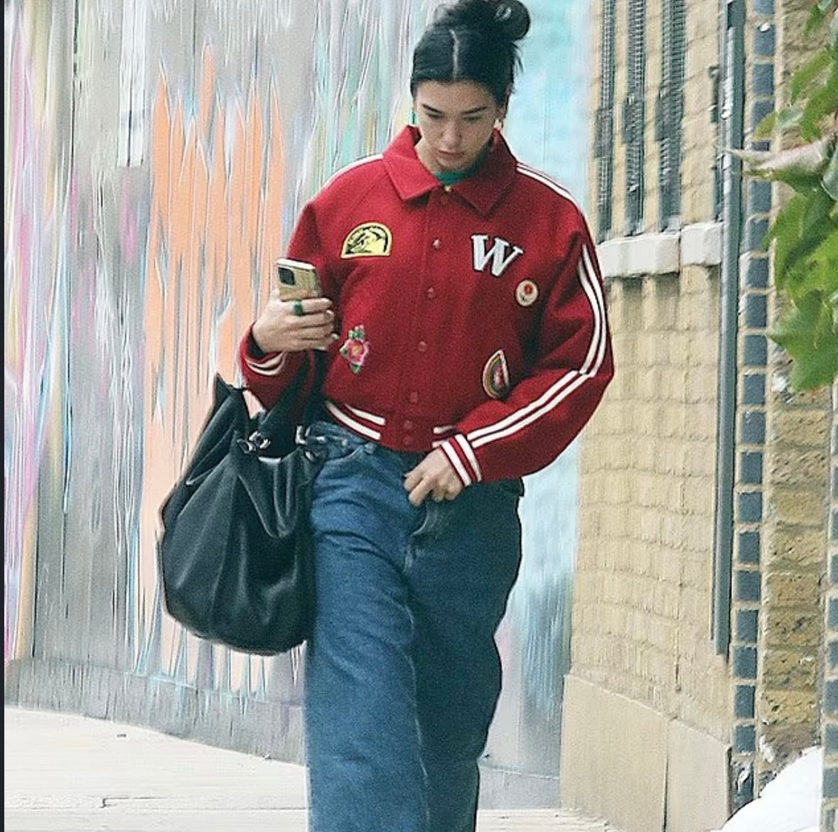 Waine Varsity Boxy Unisex Jacket