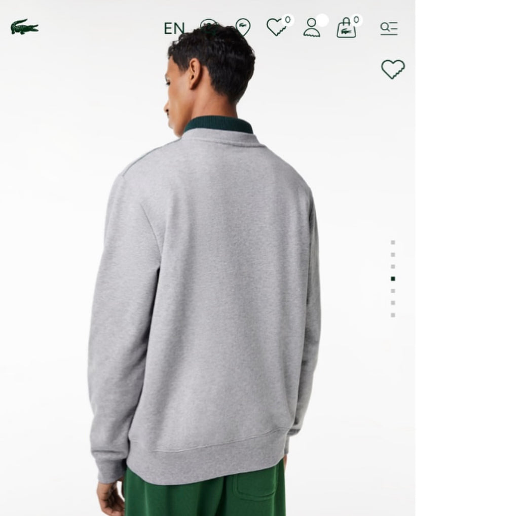 Lacoste Crew Neck Unbrushed Fleece